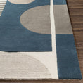 Load image into Gallery viewer, Brooklyn Blue&Gray Modern Wool Rug
