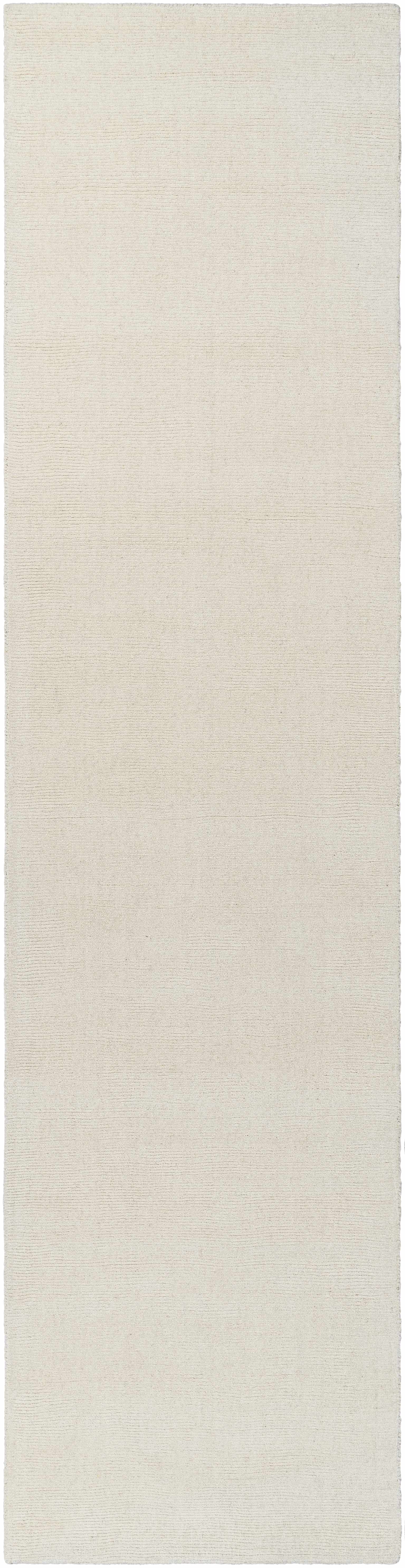 Brockton Solid Wool Light Beige Area Rug