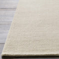 Load image into Gallery viewer, Brockton Solid Wool Light Beige Area Rug
