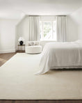 Load image into Gallery viewer, Brockton Solid Wool Light Beige Area Rug
