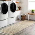 Load image into Gallery viewer, Brothers Beige Wool&Cotton Rug
