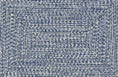 Load image into Gallery viewer, Blue Braided Faux Jute Rug
