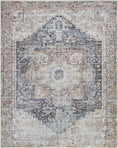 Load image into Gallery viewer, Beige Rosman Washable Area Rug
