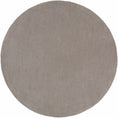 Load image into Gallery viewer, Brockton Solid Wool Gray Area Rug
