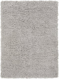 Load image into Gallery viewer, Siari Solid Medium Gray Shag Rug
