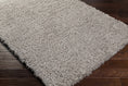 Load image into Gallery viewer, Siari Solid Medium Gray Shag Rug
