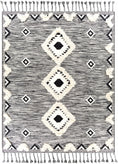 Load image into Gallery viewer, Gardner Cream on Gray Wool Tassel Rug - Clearance
