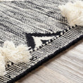 Load image into Gallery viewer, Gardner Cream on Gray Wool Tassel Rug - Clearance
