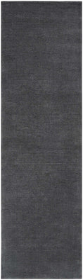 Load image into Gallery viewer, Brockton Solid Wool Charcoal Area Rug
