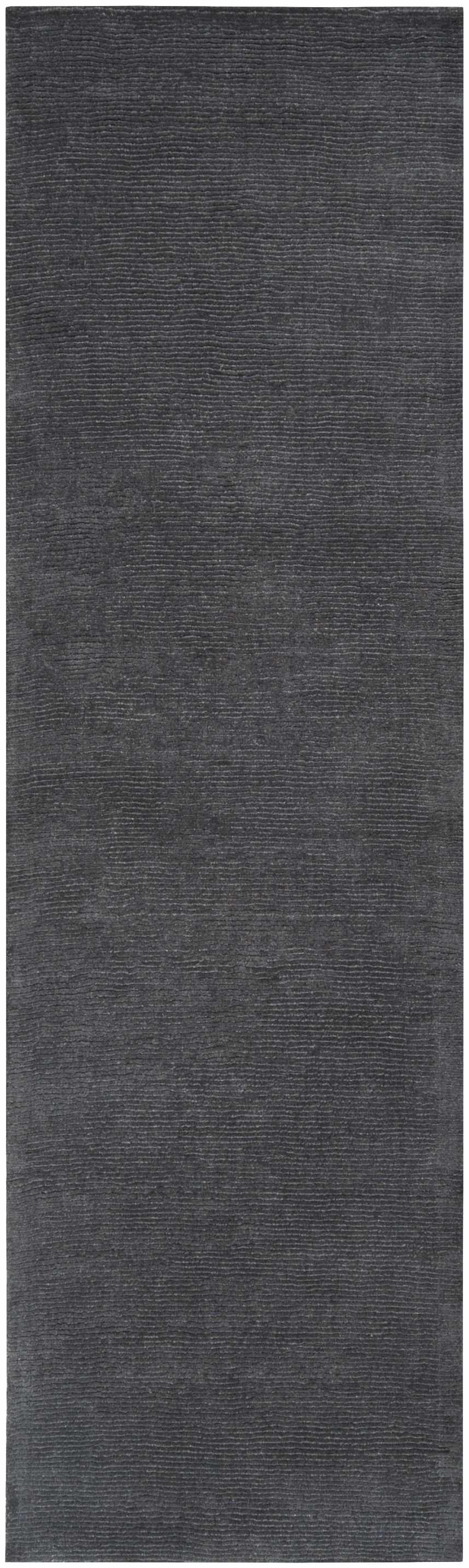 Brockton Solid Wool Charcoal Area Rug