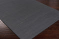 Load image into Gallery viewer, Brockton Solid Wool Charcoal Area Rug
