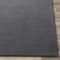 Load image into Gallery viewer, Brockton Solid Wool Charcoal Area Rug
