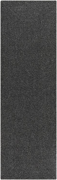 Load image into Gallery viewer, Black Braided Faux Jute Rug
