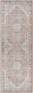 Load image into Gallery viewer, Cream Rust Maribojoc Medallion Washable Area Rug
