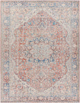 Load image into Gallery viewer, Cream Rust Maribojoc Medallion Washable Area Rug
