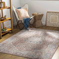 Load image into Gallery viewer, Cream Rust Maribojoc Medallion Washable Area Rug
