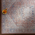 Load image into Gallery viewer, Cream Rust Maribojoc Medallion Washable Area Rug
