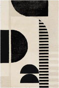 Load image into Gallery viewer, Brooklyn Black&White Modern Wool Rug
