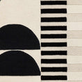 Load image into Gallery viewer, Brooklyn Black&White Modern Wool Rug
