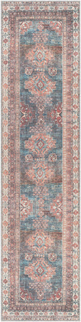 Load image into Gallery viewer, Baltinglass Rust & Blue Washable Rug
