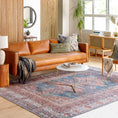 Load image into Gallery viewer, Baltinglass Rust & Blue Washable Rug
