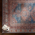 Load image into Gallery viewer, Baltinglass Rust & Blue Washable Rug
