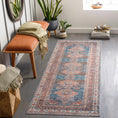 Load image into Gallery viewer, Baltinglass Rust & Blue Washable Rug
