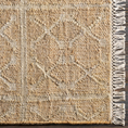 Load image into Gallery viewer, Rice Handcrafted Fringed Jute Carpet
