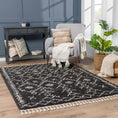 Load image into Gallery viewer, Black Godalming Shag Rug - Clearance
