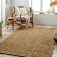 Load image into Gallery viewer, Calla Jute Tan Area Rug - Livabliss x Becki Owens
