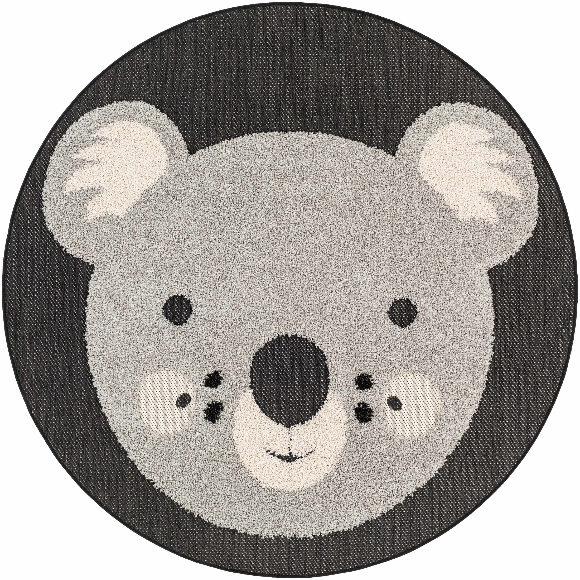 Kids Koala Animal Print Nursery Area Rug - Clearance