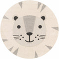 Load image into Gallery viewer, Kids Lion Animal Print Nursery Area Rug - Clearance
