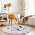 Load image into Gallery viewer, Kids Lion Animal Print Nursery Area Rug - Clearance
