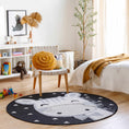 Load image into Gallery viewer, Kids Giraffe Bowtie Animal Print Nursery Area Rug - Clearance
