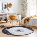 Load image into Gallery viewer, Kids Llama Animal Print Nursery Area Rug - Clearance
