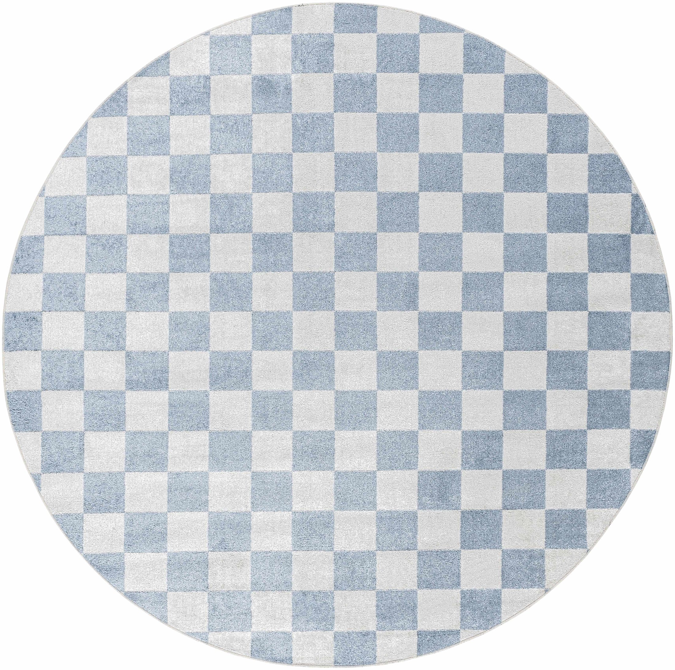 Brone Checkered Washable Area Rug