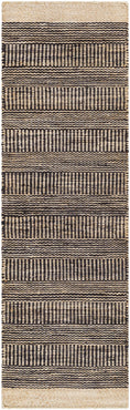 Load image into Gallery viewer, Black Elle Jute Rug
