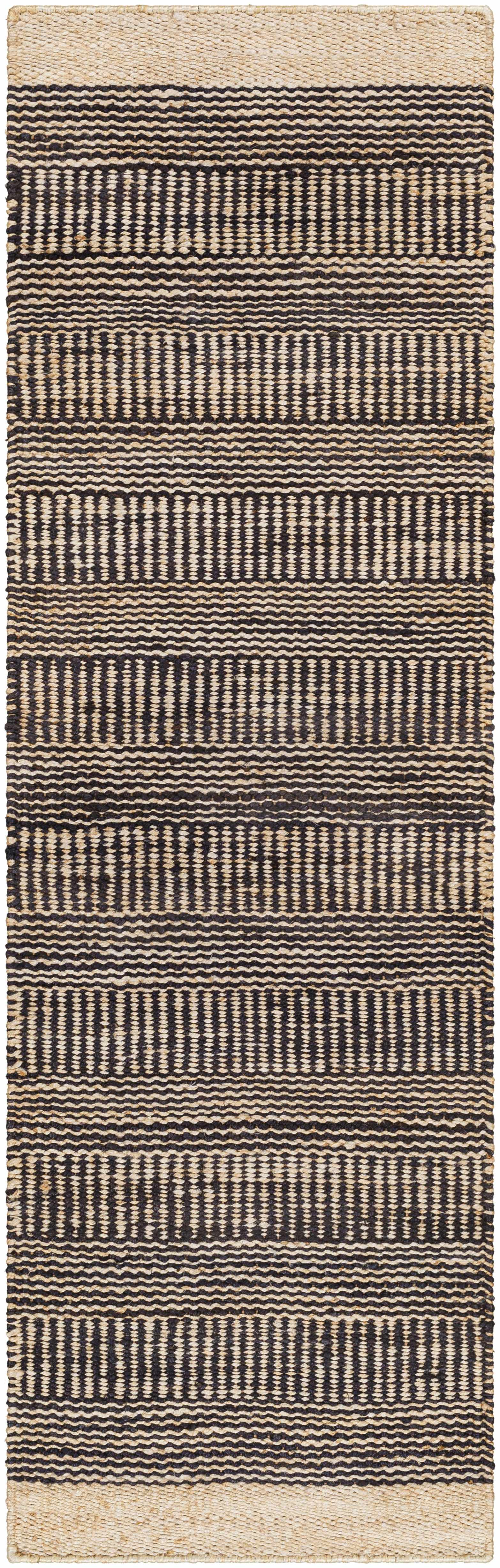 Black Elle Jute Rug