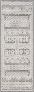 Load image into Gallery viewer, Bahar Cream & Gray Washable Area Rug - Clearance
