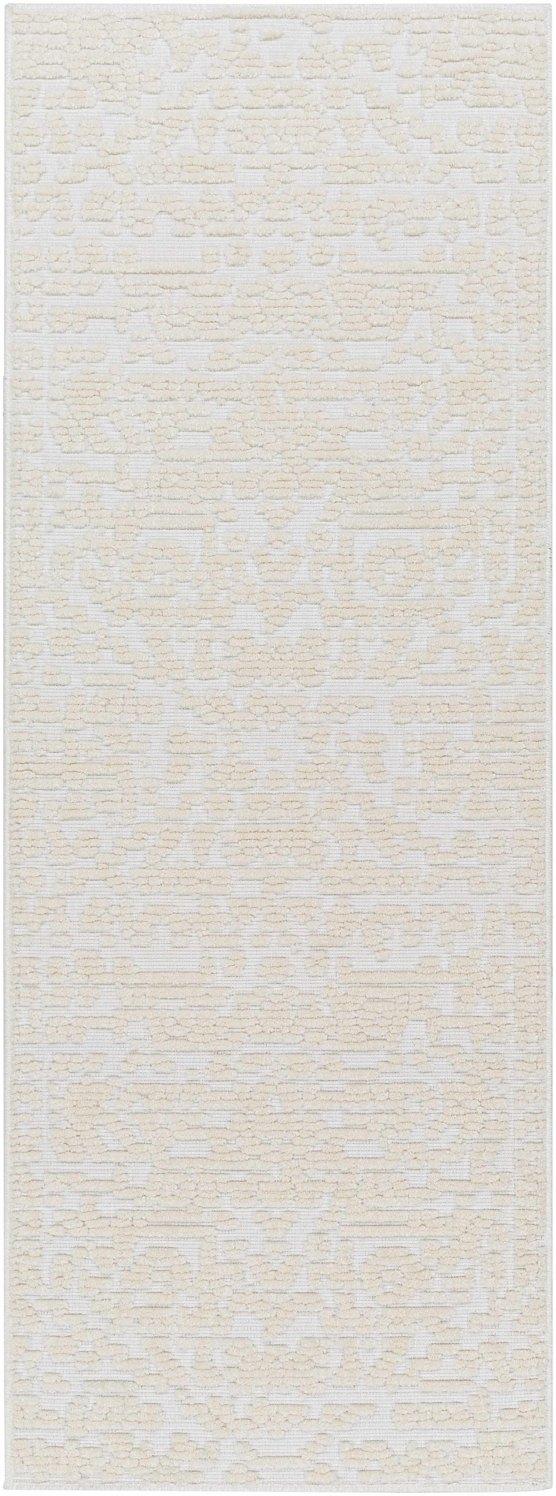 Beren Cream Washable Area Rug