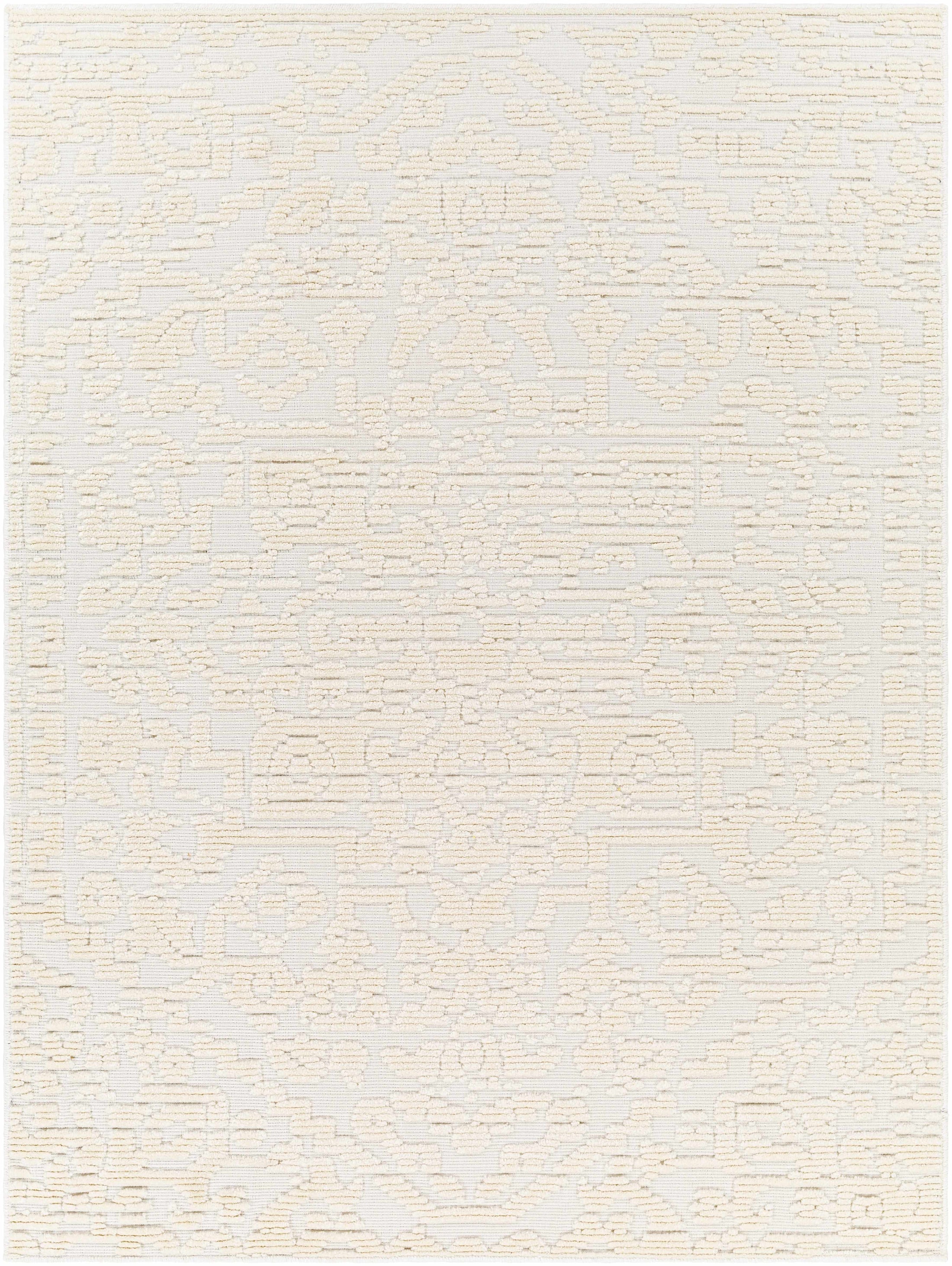 Beren Cream Washable Area Rug