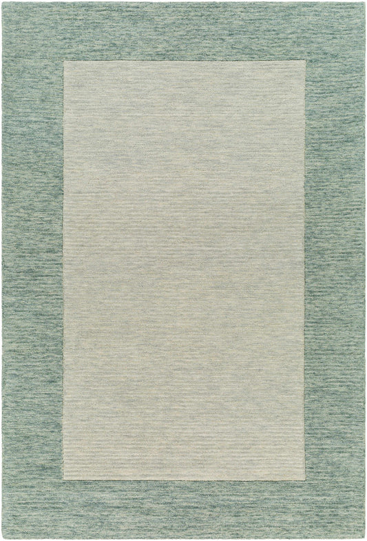 Amadi Green Wool Area Rug