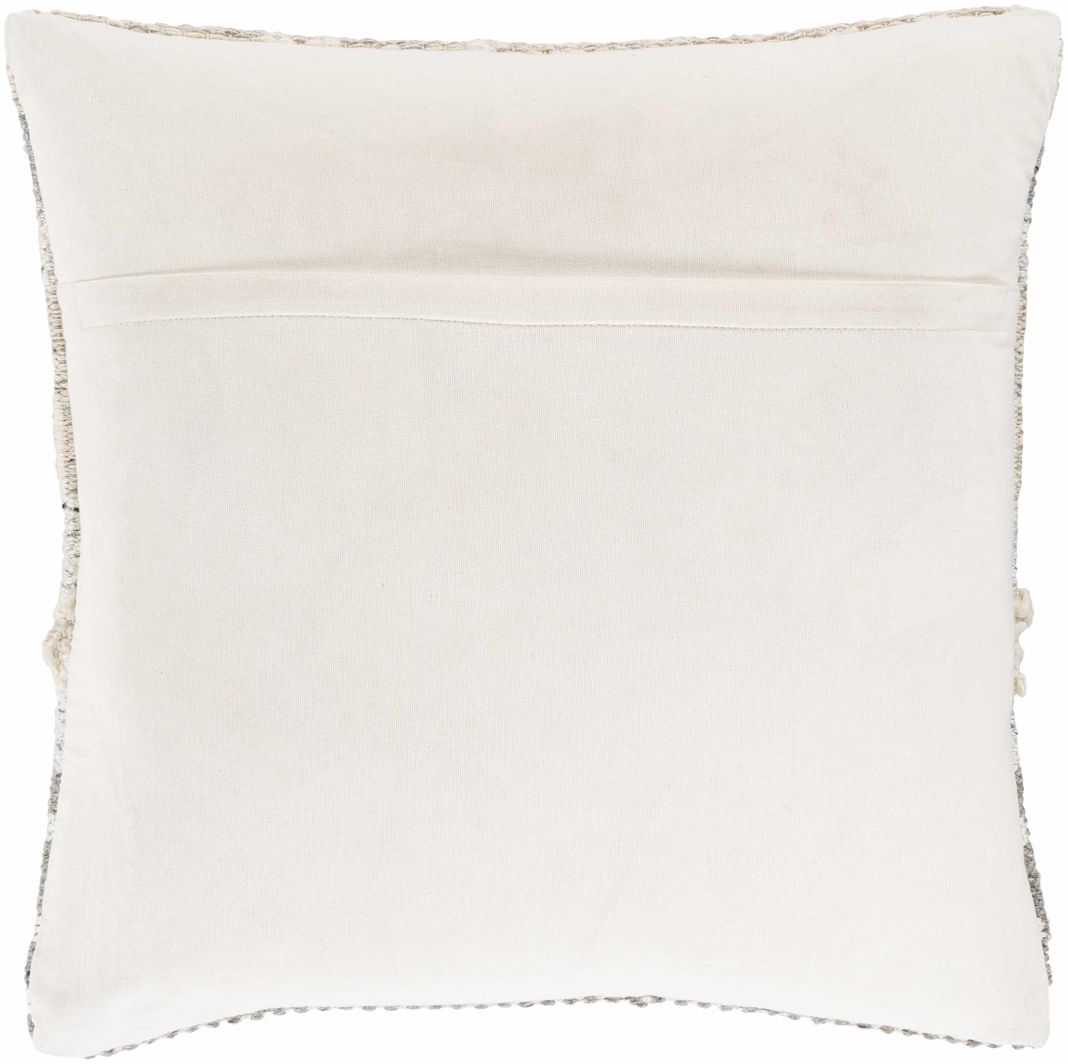 Truckee Neutral Textured Wool Throw Pillow