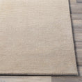 Load image into Gallery viewer, Brockton Solid Tan Wool Rug
