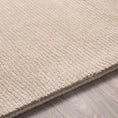 Load image into Gallery viewer, Brockton Solid Tan Wool Rug
