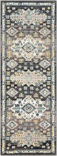 Load image into Gallery viewer, Cabacungan Black & Blue Washable Area Rug - Clearance
