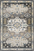 Load image into Gallery viewer, Cabacungan Black & Blue Washable Area Rug - Clearance
