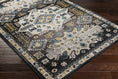 Load image into Gallery viewer, Cabacungan Black & Blue Washable Area Rug - Clearance
