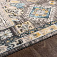 Load image into Gallery viewer, Cabacungan Black & Blue Washable Area Rug - Clearance
